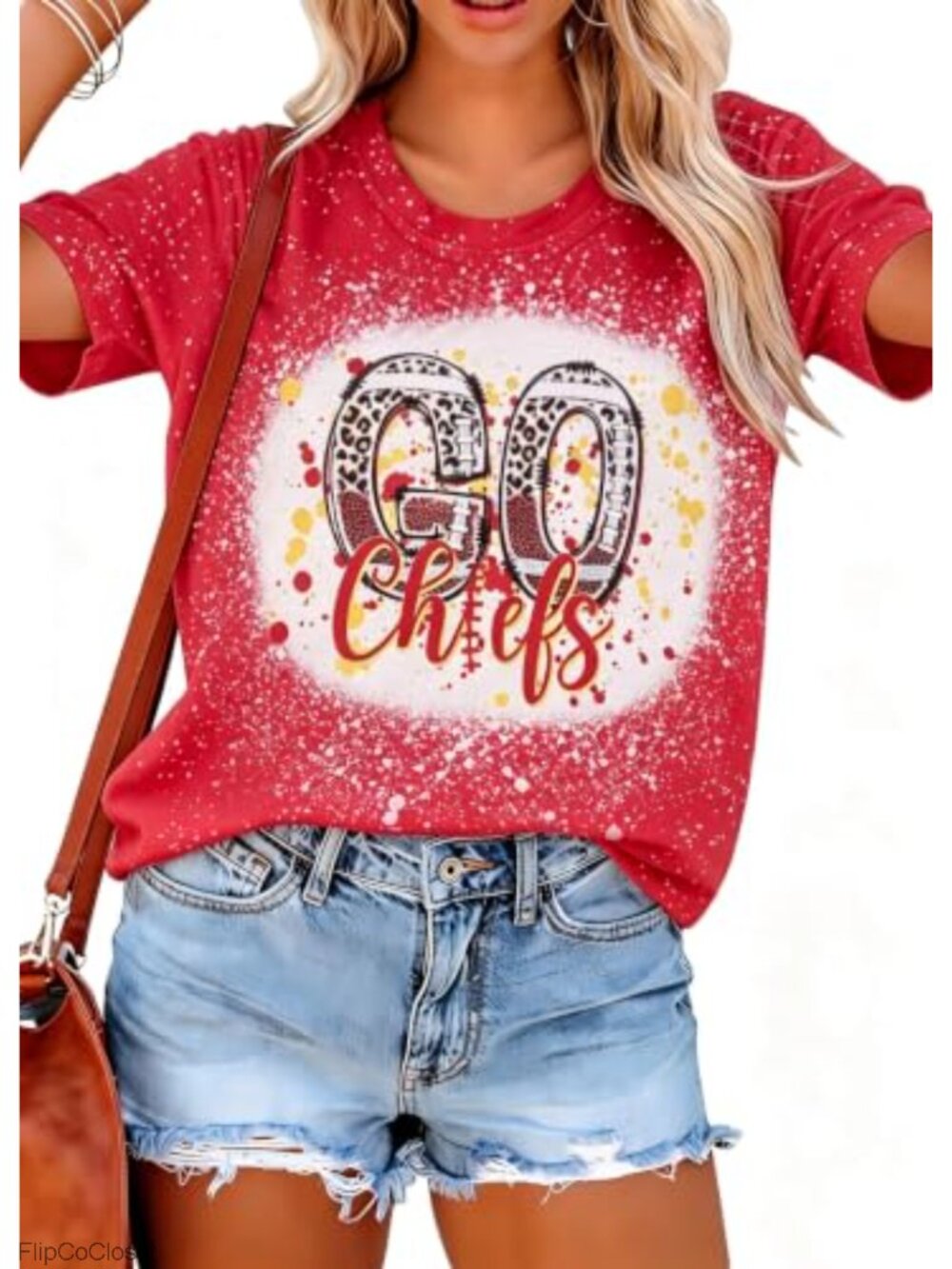 Women's Football Game Day Tee Vintage Leopard Soccer T-Shirt